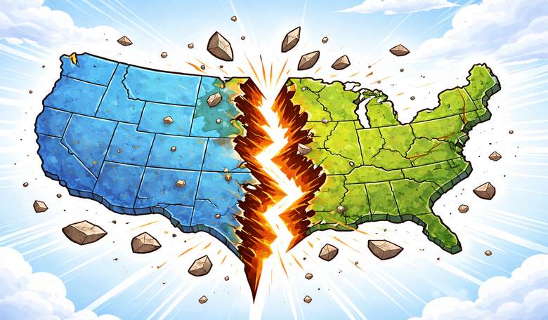 The Big Lie: America Is a Divided, Hateful Country With No Hope of Ever Being United Again