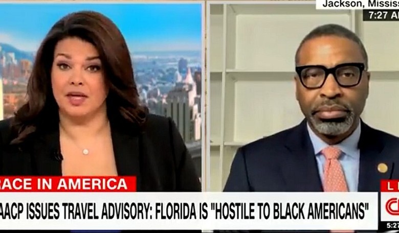 Watch: NAACP's CNN Interview on Anti-DeSantis Florida 'Travel Advisory' Does Not Go as Planned