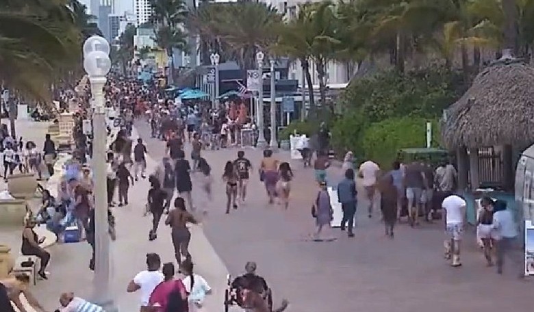 BREAKING: Chaos on Hollywood, Florida Beach as 9 Shot, Crowds Flee