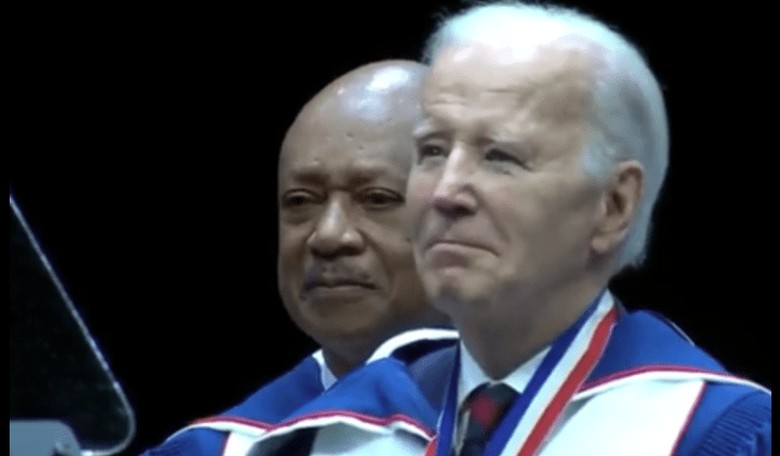 Here's Your Laugh for Mother's Day: The Description of Joe Biden When He Received His Howard U. Honorary Degree