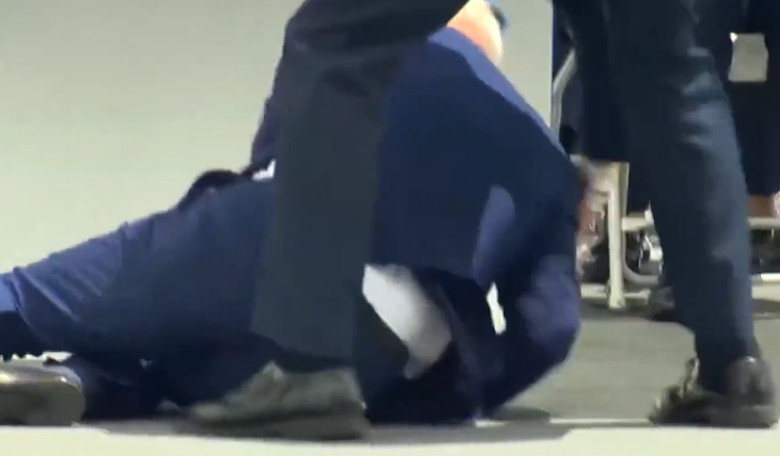 WATCH: Joe Biden Takes Massive Fall at Air Force Commencement, Concerns Over Health Rage