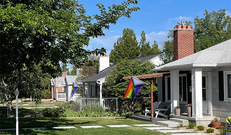 Postcard From Utah: In Utah, You Must Wear the Rainbow!