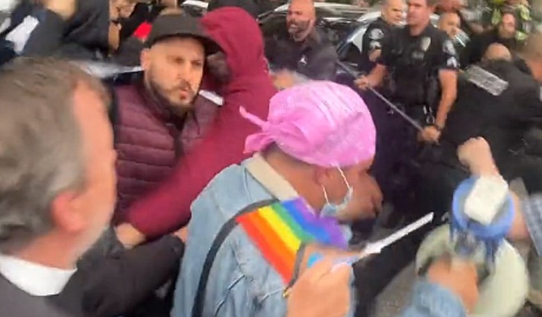 BREAKING: Massive Brawl Breaks out Outside Glendale, CA School Board as Armenian Parents Take on the Alphabet Mob