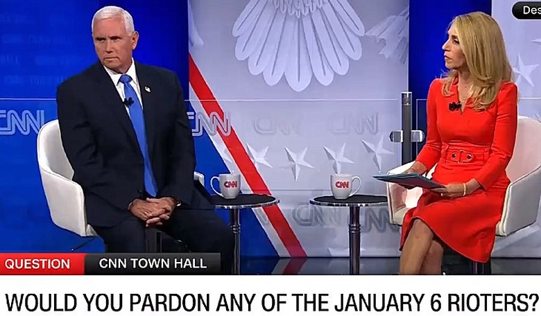 Mike Pence at CNN Town Hall: No Pardons For J6 Participants, Trump 'Should Never Be President Again'