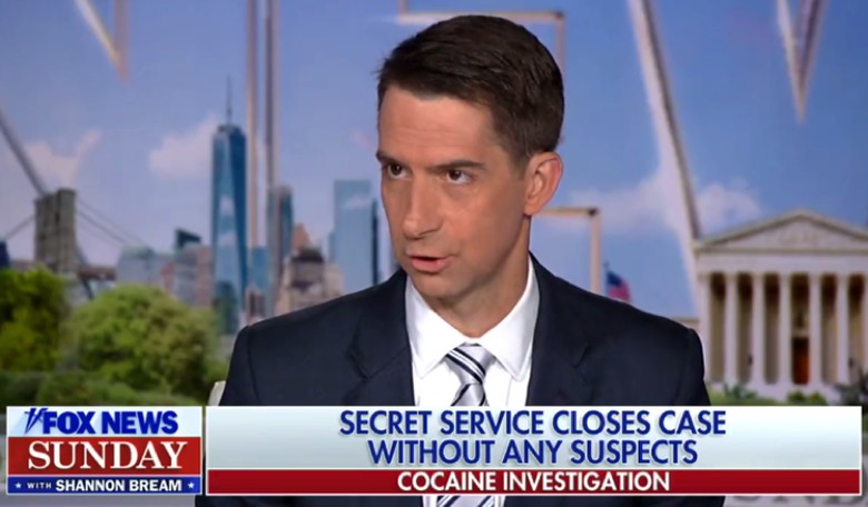 Sen. Tom Cotton Is Not Impressed With the Secret Service and Their Handling of Cocainegate