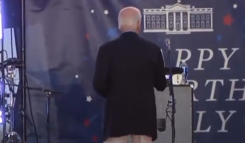 Joe Biden Celebrates the Fourth With Senility, Invisible People, and Comical Brazenness