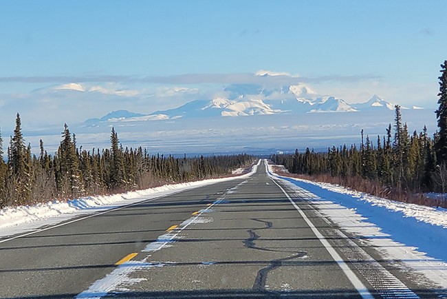 Mt Drum from AK Highway 1