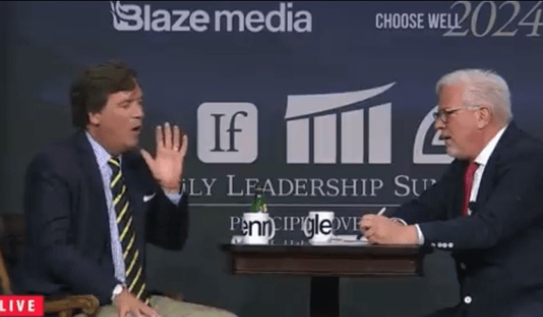 Tucker Carlson and Glenn Beck Discuss Stopping the Deep State, Laugh at Asa Hutchinson