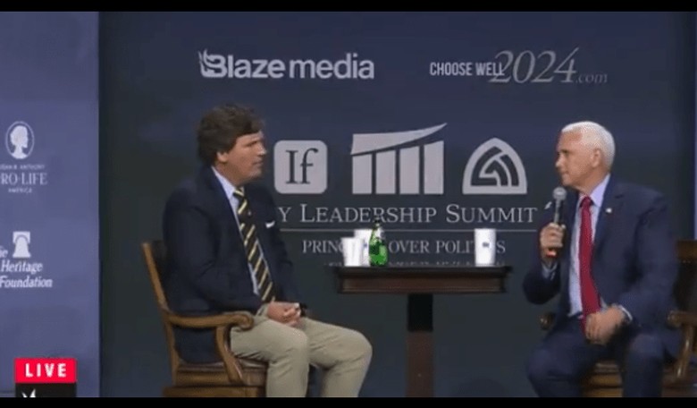 Tucker Interview of Mike Pence in Iowa Is a Train Wreck on Ukraine and Jan. 6