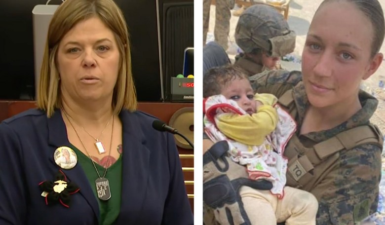 Marine Sgt. Nicole Gee's 'Mom-in-Law' Slams Biden For Calling Afghanistan Evacuation a 'Success'