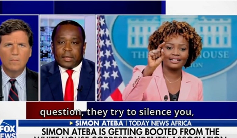 WATCH: Journalist Simon Ateba Announces Filing of First Amendment Suit Against WH, Karine Jean-Pierre