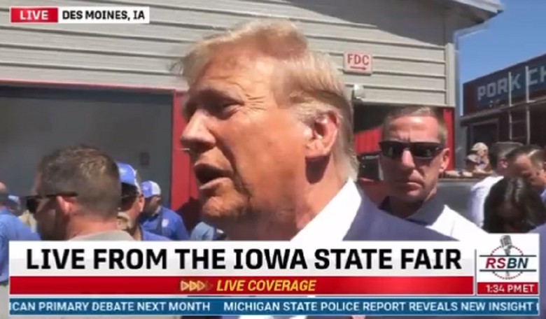 Trump 'Back to Back Champ' Iowa State Fair Hat Gets the Community Notes Treatment