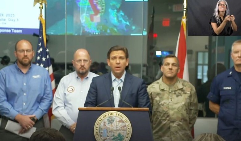 DeSantis Pauses Campaign to Lead Florida's Hurricane Idalia Response