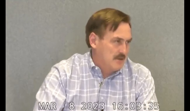 WATCH: Mike Lindell Lets Loose When Dominion Employee Lawyer Dares to Question Quality of His Pillows 