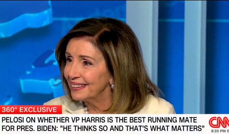 Pelosi Kneecaps Kamala, Refuses to Say Harris Is the Right Person for the VP Job 