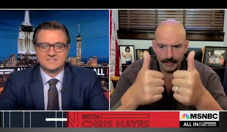 John Fetterman Says Marjorie Taylor Greene 'Runs on Dingaling' in Embarrassing MSNBC Interview
