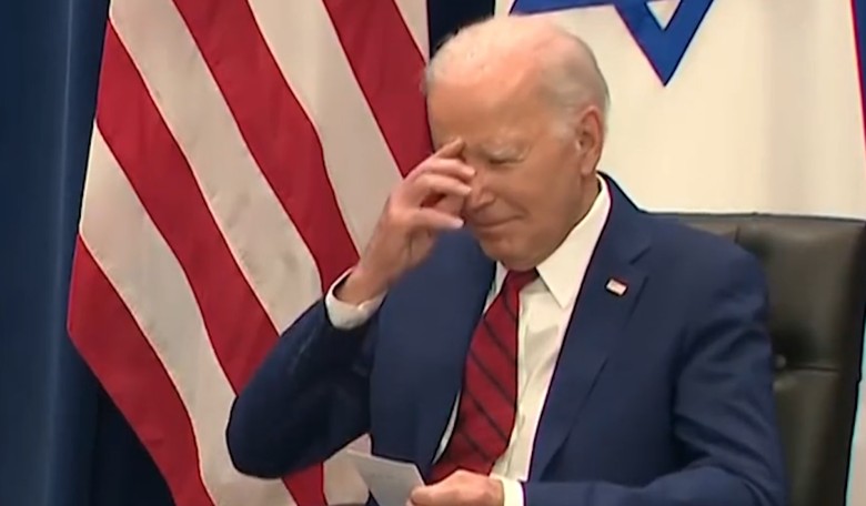 Joe Biden's Meeting With Bibi Netanyahu Gets Weird in a Hurry 