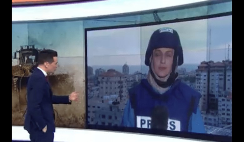 WATCH: Israel Makes 'Roof Knock' Strike on Suspected Hamas-Occupied Building, Then Levels It