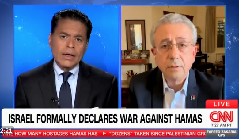 WATCH: CNN Hosts Hamas Propagandist, Airs His Deranged Claims About Israeli Targets
