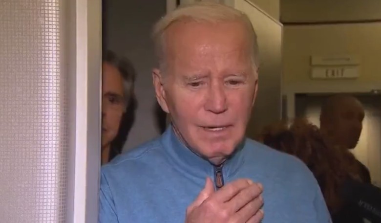 Joe Biden Gives an Impromptu Presser, and No One Can Figure Out What He's Talking About