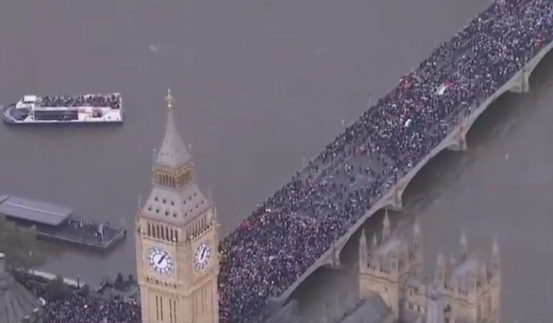 Unbelievably Massive Pro-Hamas Protest in London Spells Doom for Europe