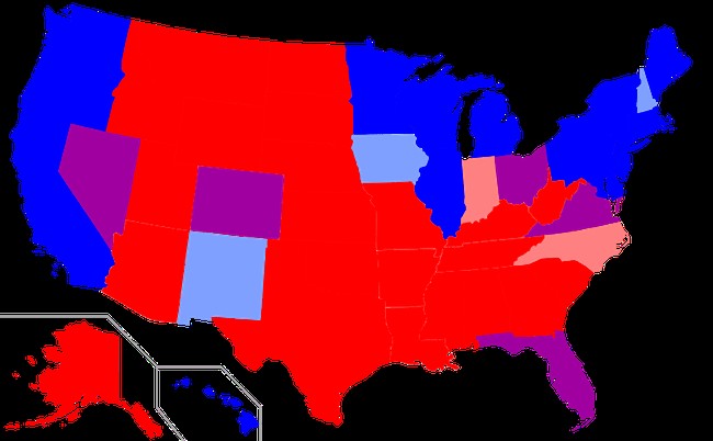 red states 2000-12