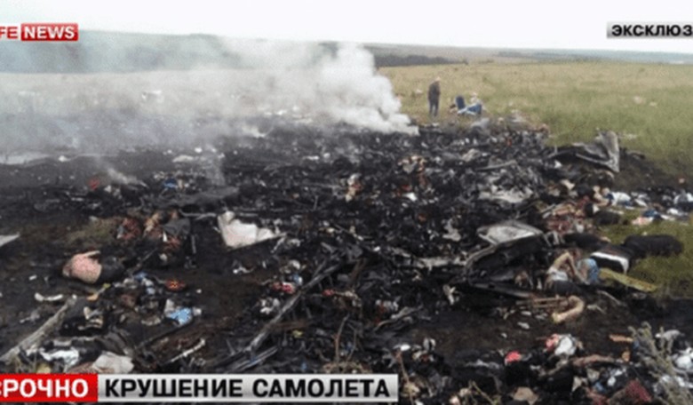 Malaysian Boeing 777 apparently shot down in eastern Ukraine