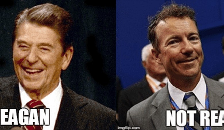Rand Paul is no Ronald Reagan