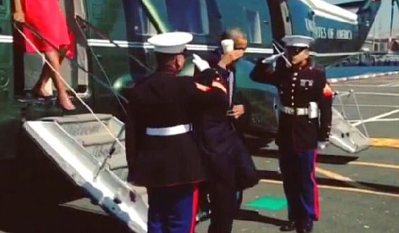 Nothing says respect like a smart salute
