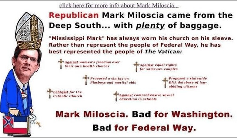 GOP candidate attacked because he is Catholic