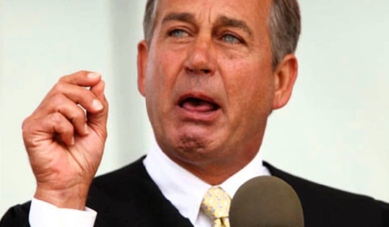 Boehner folds like a cheap suit