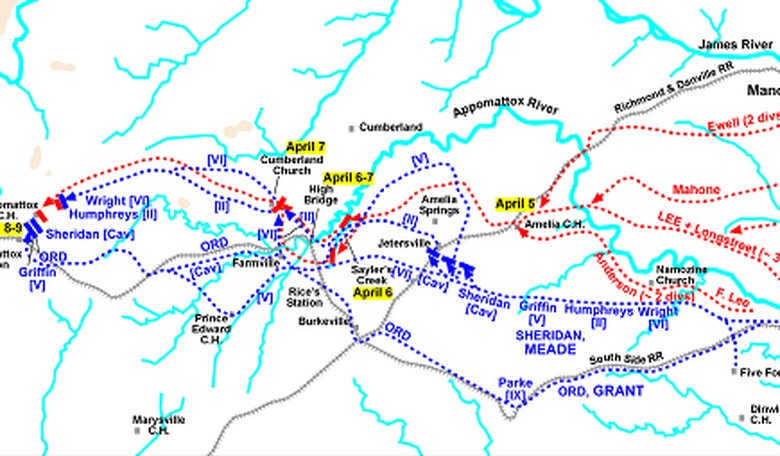 April 7, 1865. Prelude to Appomattox