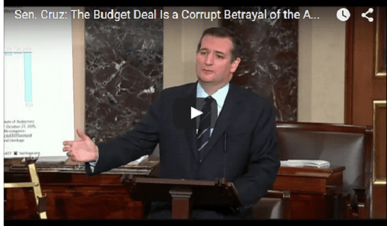 Ted Cruz: Mitch McConnell “has proven to be a very effective Democratic leader.”