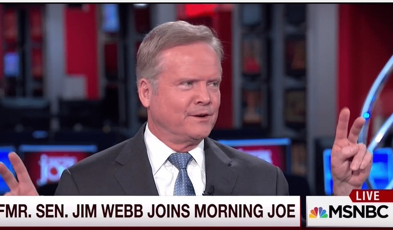(VIDEO) Jim Webb Jumps On the Trump Train