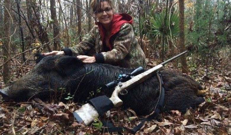 Why Is Sarah Palin Using A Dead Pig As A Symbol Of Supporting Donald Trump?