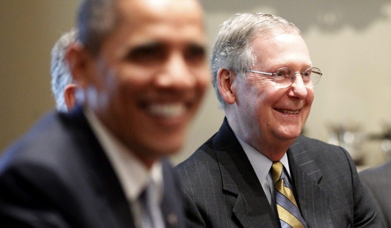 Mitch McConnell's Credibility On the Line As Democrats Vow To Refuse To Allow Votes On Trump's Cabinet