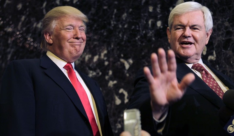 Newt Gingrich: Hillary Isn't Beating Trump - Trump is Beating Trump