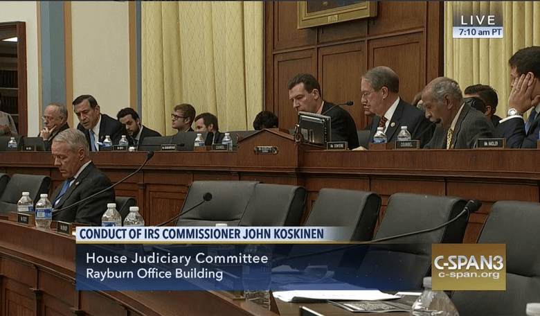 IRS Commissioner John Koskinen Tells Judiciary Committee To DIAF