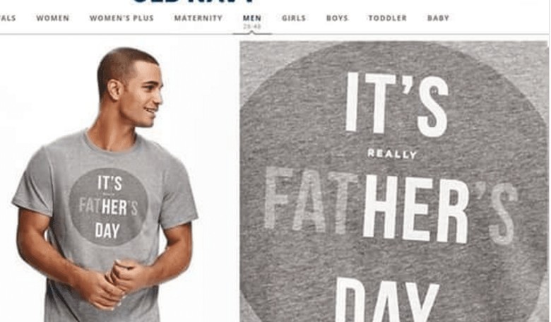 Old Navy Insults Fathers By Making Father's Day About Women