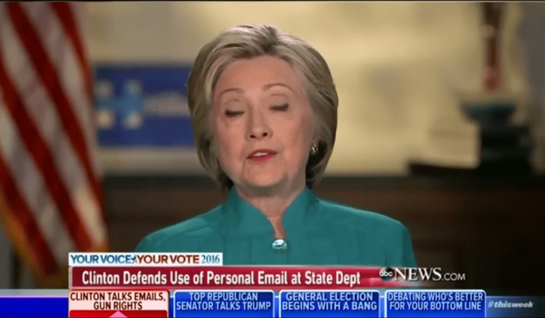 Hillary Clinton Stuns George Stephanopoulos With Her Email Lies (VIDEO)
