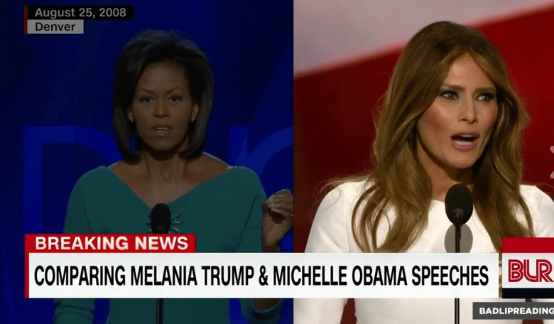 Bad Lip Reading Spoofed the Melania/Michelle Speech