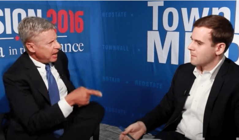 If Gary Johnson Wants to Get His Great Points About Immigration Across, He Has to Check His Emotions