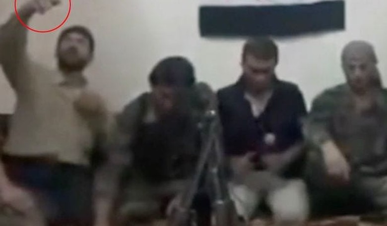 WATCH: Syrian Rebel Taking a Selfie Accidentally Detonates Bomb Around His Friends