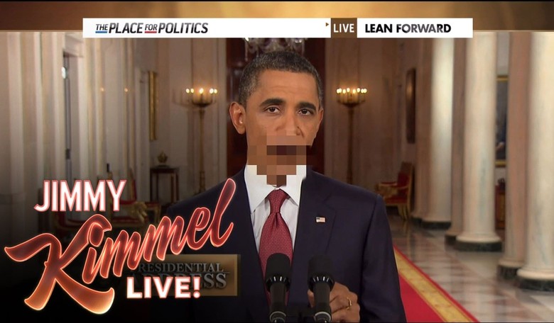 Friday LOL: Jimmy Kimmel Hilariously Censors Obama During Speeches