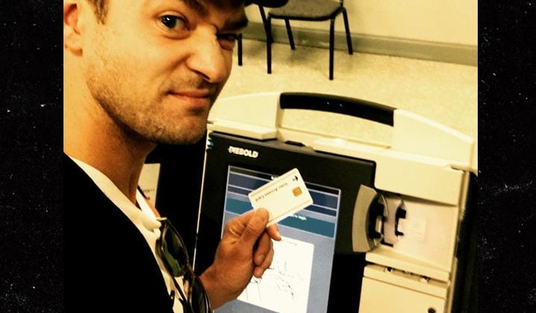 Justin Timberlake Could Go to Jail for Voting Booth Selfie