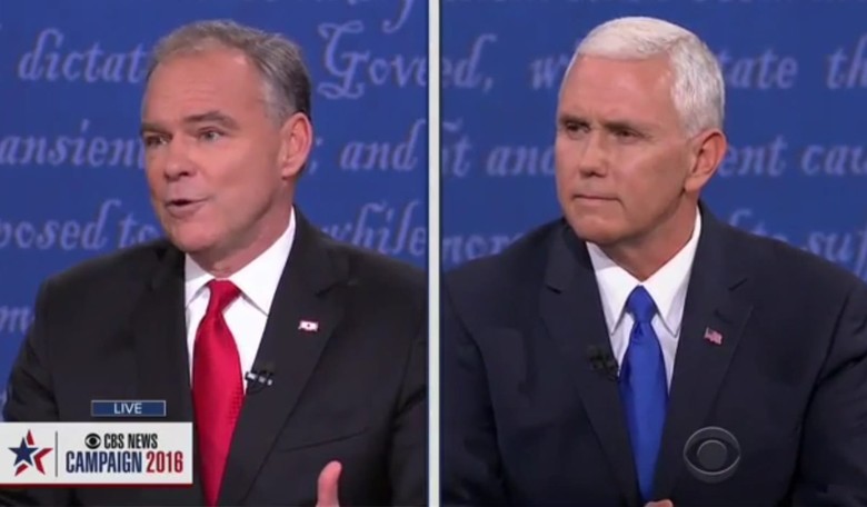 Tim Kaine: "Terrorism is decreasing." #VPDebate