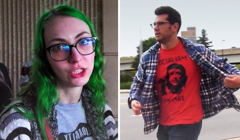 Crashing a College Socialist Protest Shows Just How Fragile and Ignorant SJWs Actually Are