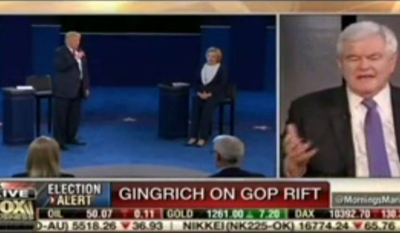 Newt Gingrich Thinks Trump Is "Frankly Pathetic"