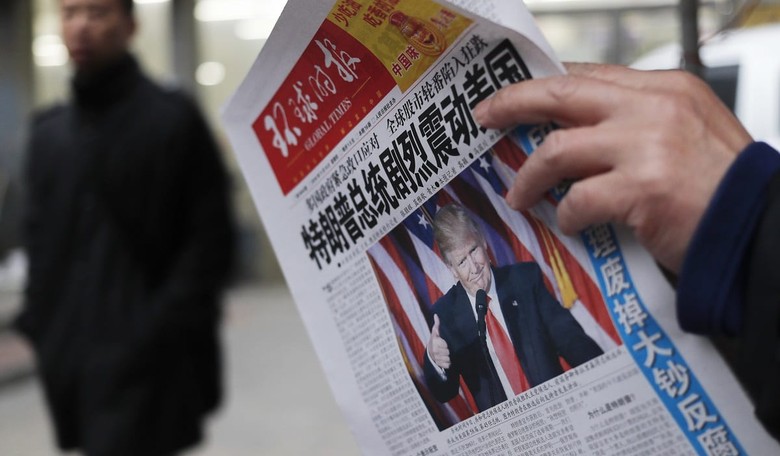 Official Chinese Media Goes Bonkers Over Trump's Taiwan Call