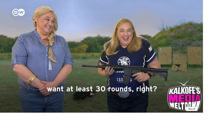 German Comic's Parody Video Depicts Female NRA Host Being Killed